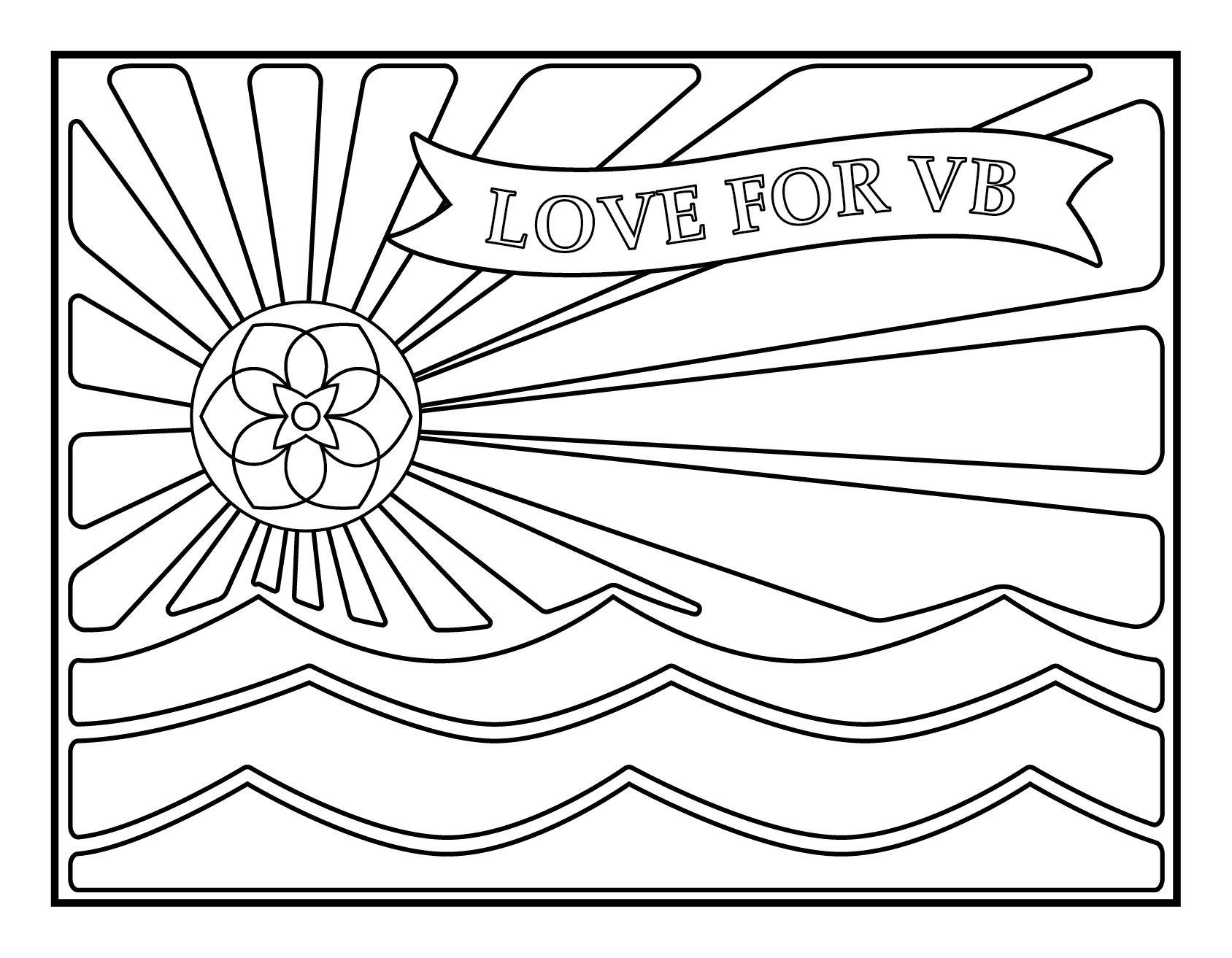 2024 Coloring Sheet Option 1