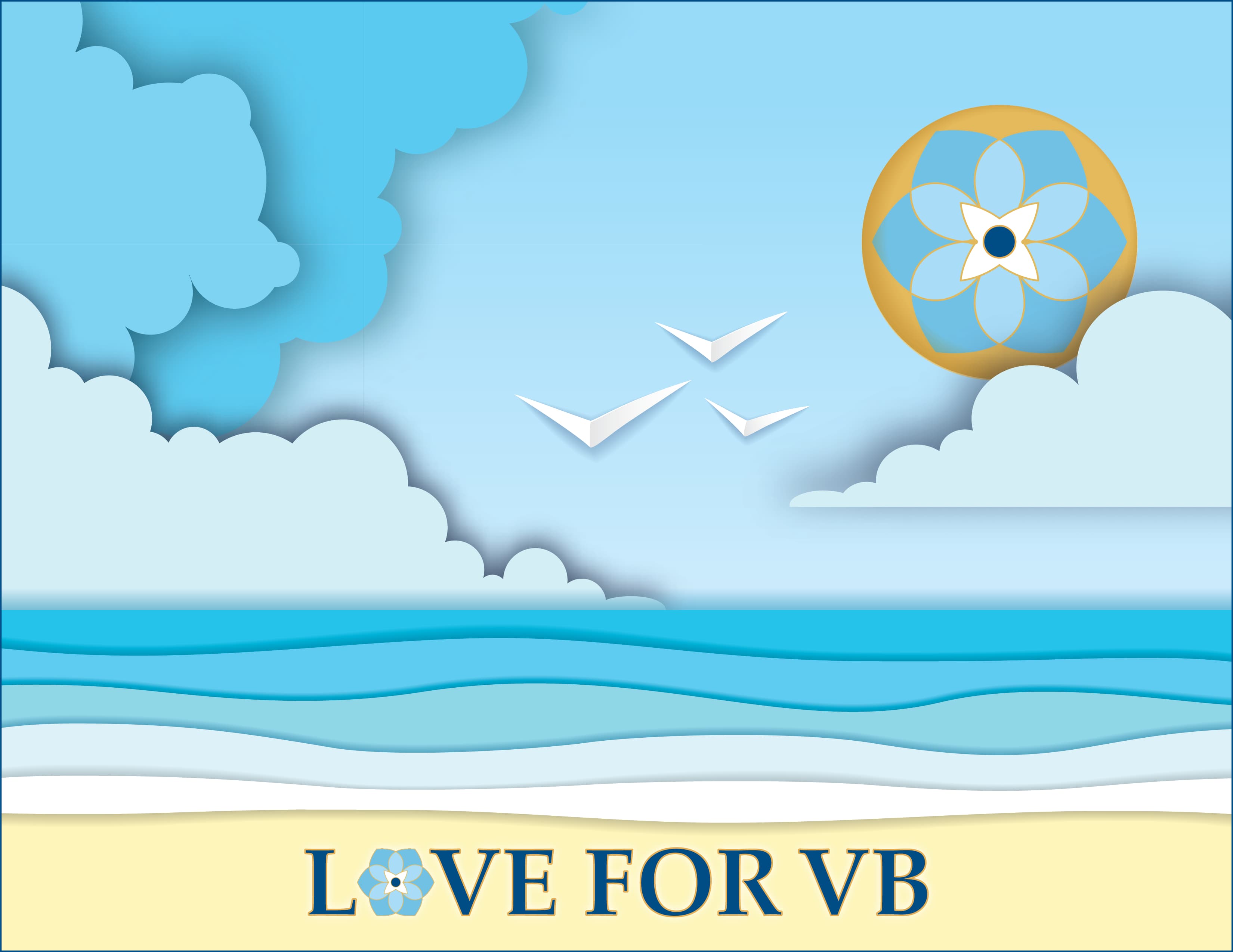 2025 Love For VB Coloring Sheet Full Color
